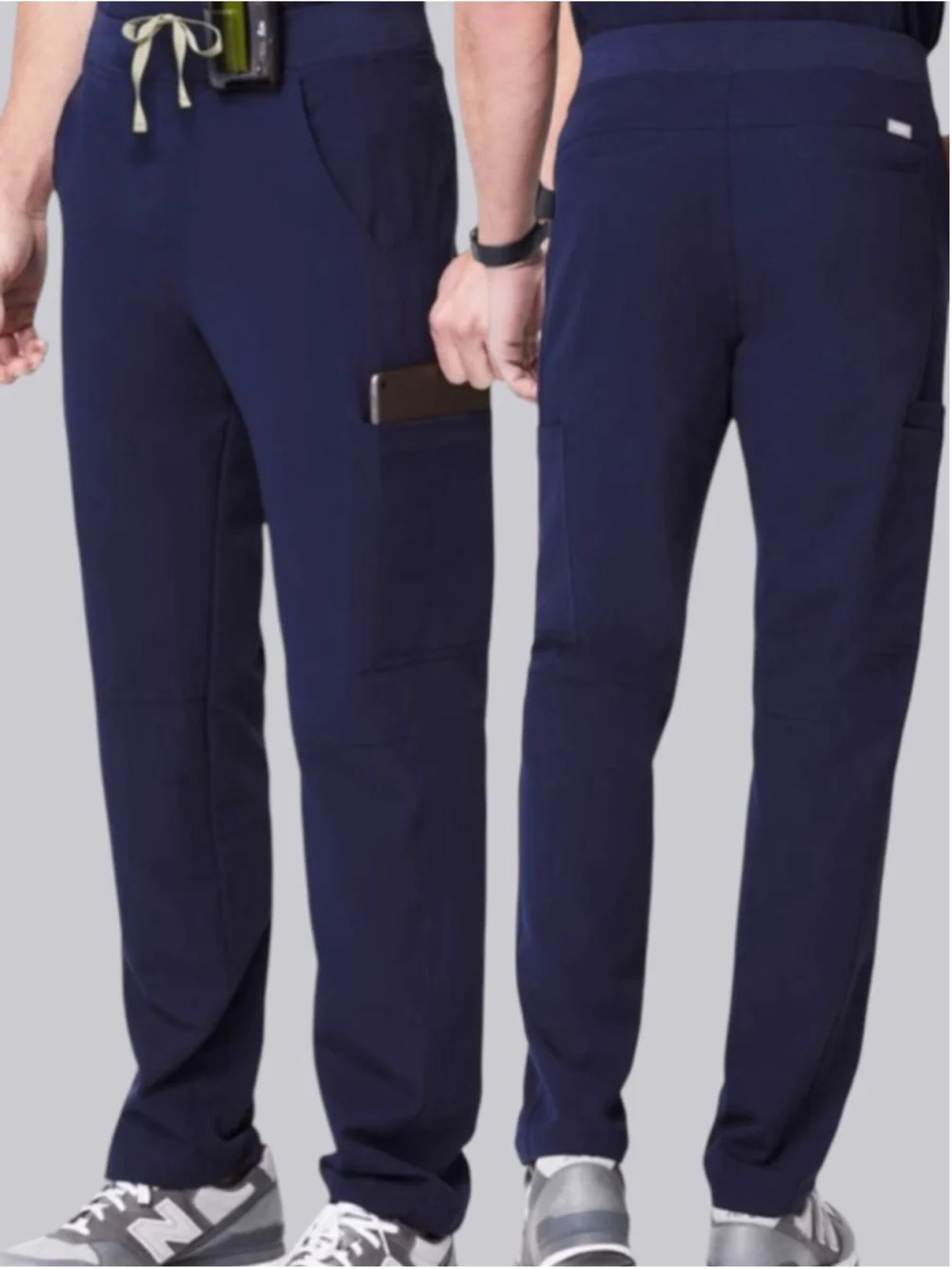 FIGS Axim 2.0 Cargo Scrub Medical Work Pants Navy Solid Men's Size Large
